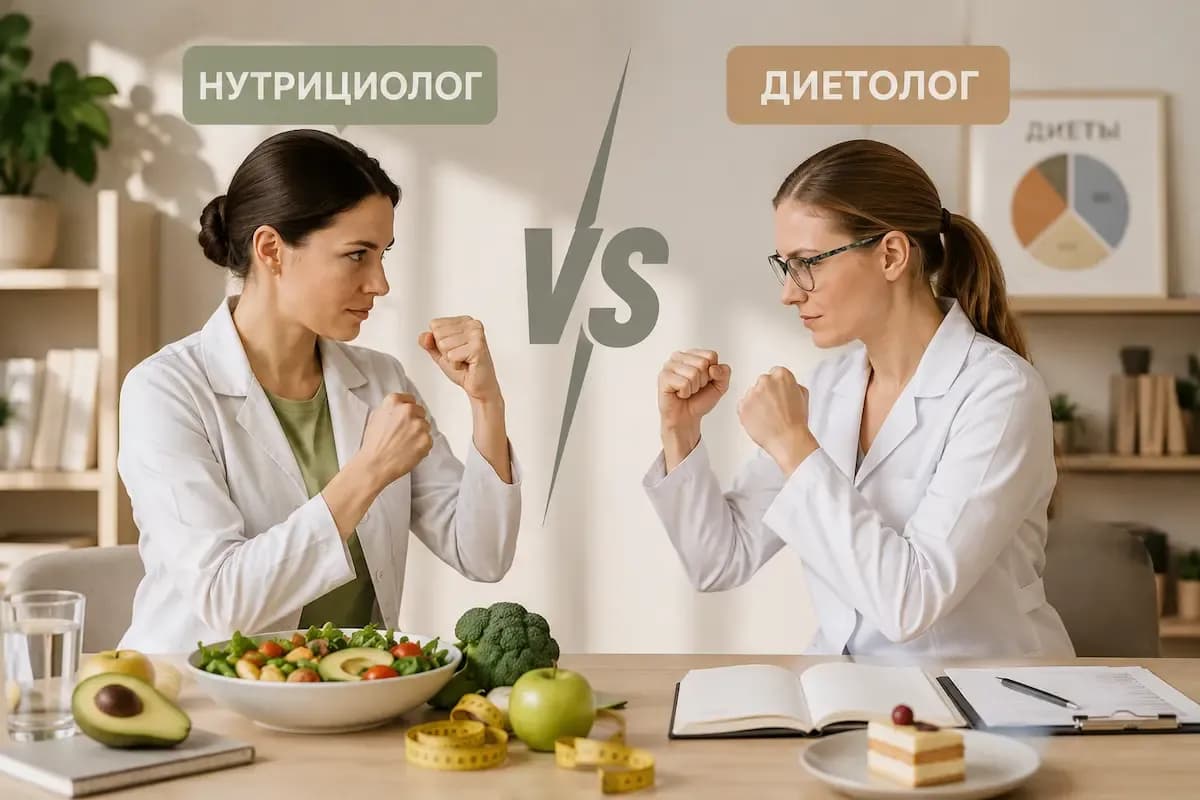 Нутрициолог и диетолог: в чём разница