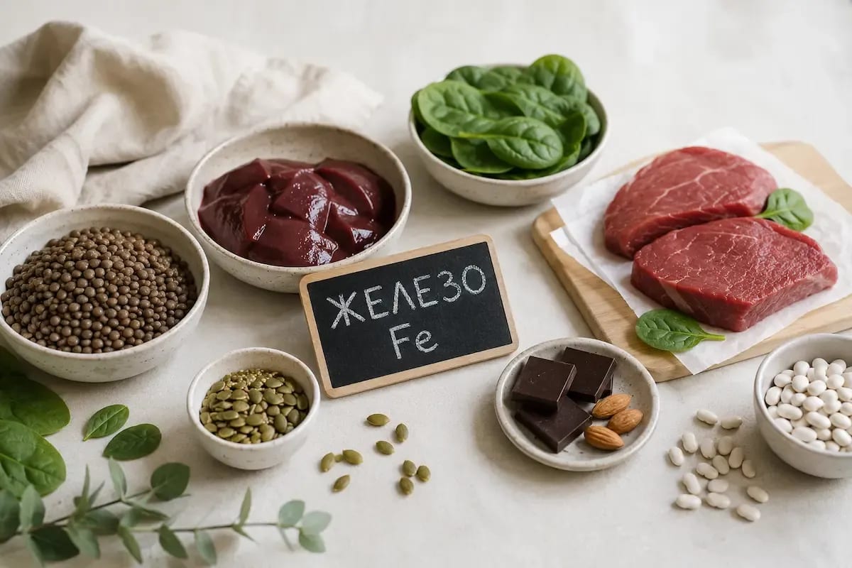 Дефицит железа: симптомы, какие анализы сдать и что есть