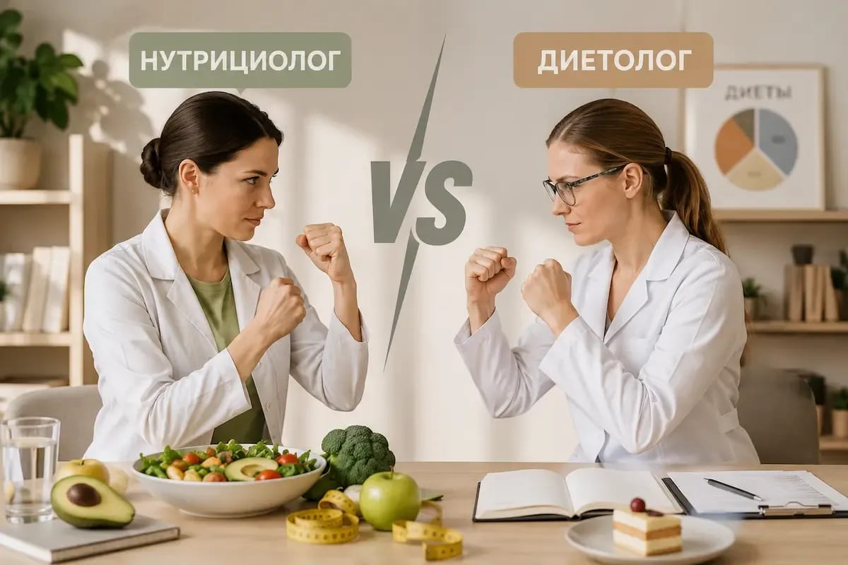 Нутрициолог и диетолог: в чём разница