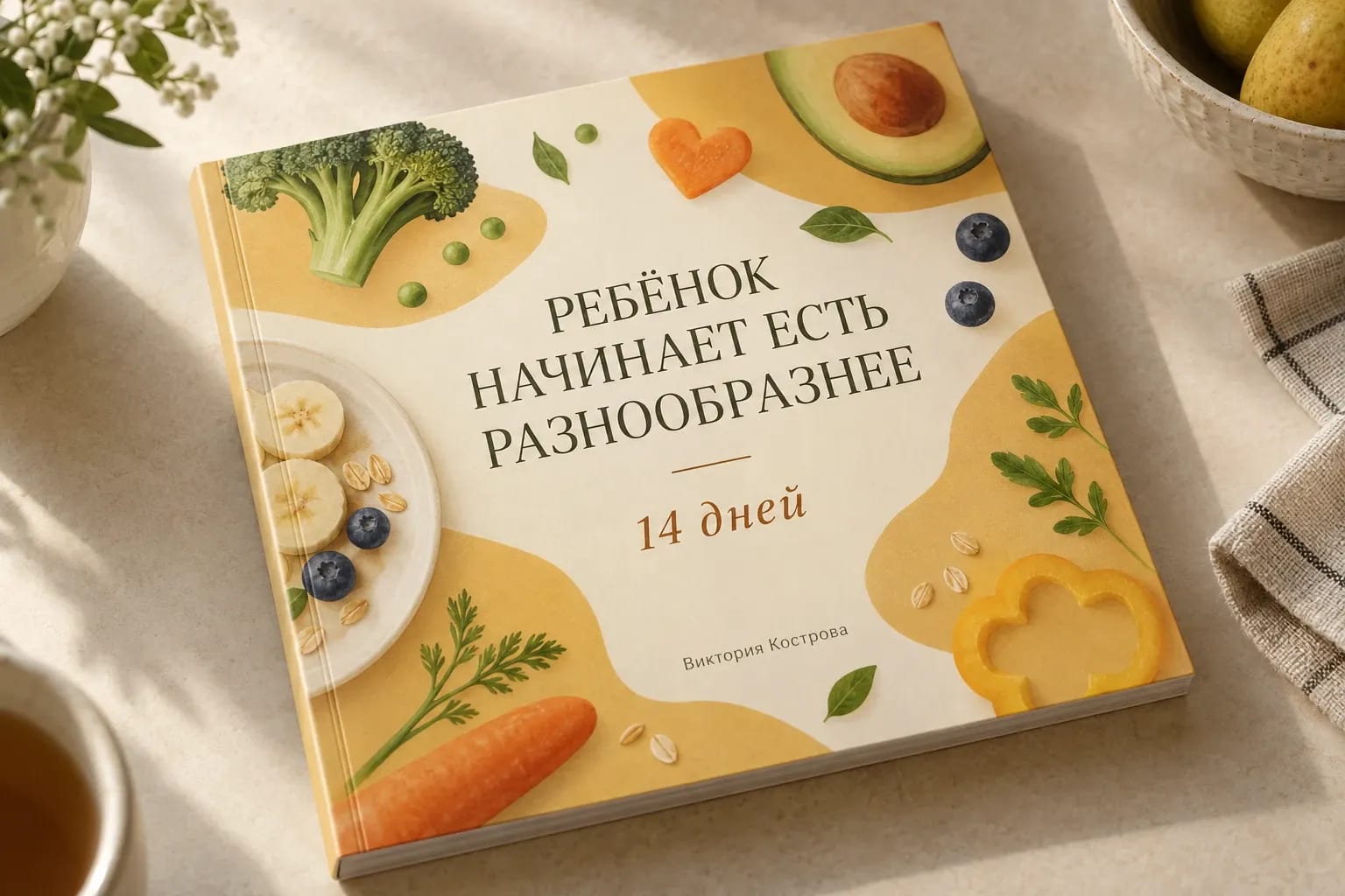 Ребёнок начинает есть разнообразнее: 14 дней